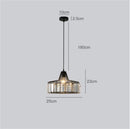 GobekUsa K9 Crystal Pendant Chandelier Modern Living Room Ceiling Lamp LED Hall Decor