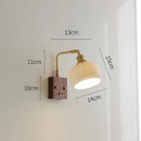 GobekUsa Ceramic Ball LED Wall Light with Pull Chain Switch for Living Room