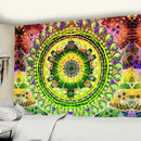 GobekUsa Grey Mandala Carpet Tapestry Wall Hanging Decor Hippie Yoga Mat Tapestries