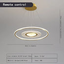 GobekUsa Acrylic Remote Control Chandelier: Modern Nordic Lighting for Home Decor
