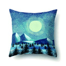 GobekUsa Christmas Deer Snow Pillow Case