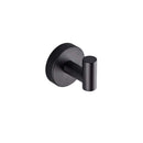 GobekUsa Black Stainless Steel Bathroom Set: Robe Hook, Towel Rail, Shelf, Tissue Holder