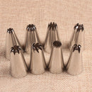 GobekUsa Big Size Russian Pastry Nozzles Cake Cupcake Decorator Set
