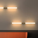 GobekUsa Linear LED Wall Lamp Metal Tube Gold Sconce for Living Room Bedroom Aisle