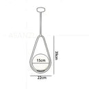 GobekUsa Glass Ball Pendant Lights | Modern Nordic LED Hanging Lamp for Dining and Bar