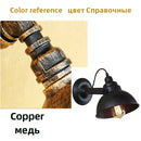 GobekUsa Industrial Black Wall Sconce E27 Wall Lamp for Indoor Lighting, Adjustable Retro Loft Bedside