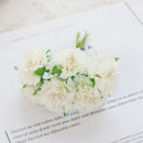 GobekUsa Carnation Stamen Silk Flowers for Home Decor, Wedding, DIY, Gifts