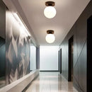 GobekUsa Glass Ball Ceiling Light: Modern Nordic Style, Creative Round Lamp for Home Decor.
