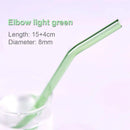 GobekUsa Glass Straws Set - Eco-Friendly Reusable Colorful Drinking Tubes