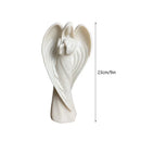 GobekUsa Angel Wing Girl Resin Statue for Home Decor