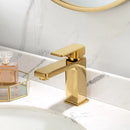 GobekUsa Gold Basin Faucet: Single Handle Bathroom Sink Tap & Brass Lavatory Mixer