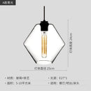 GobekUsa Geometric Glass Pendant Light Collection: Modern Crystalline Pendant Series
