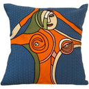 GobekUsa Abstract Embroidery Pillowcase 45x45cm Picasso Decorative Throw Pillows Sofa & Car