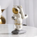 GobekUsa Astronaut Phone Holder Cosmonaut Statue Space Man Sculpture Decor Figurine