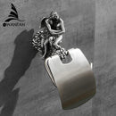 GobekUsa Bronze Toilet Paper Holder Classic Design Rustproof MB-0819B
