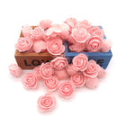GobekUsa Handmade Foam Rose Flower Heads | 100Pcs Wedding Craft Decoration