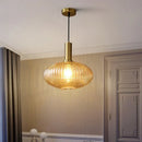 GobekUsa Glass Pendant Lights: Nordic Style Bedroom Kitchen Hanging Lamp