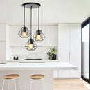 GobekUsa Iron 3-Light Chandelier Pendant for Living Room Kitchen Restaurant