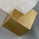 GobekUsa Jade Wall Lamps: Modern LED Square Marble Lighting Fixtures for Home Decor
