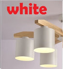 GobekUsa Iron & Wood Chandelier: Kids Room & Kitchen Island Lighting Fixtures