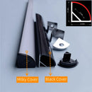 GobekUsa LED Aluminum Profile for Cabinet Closet Strip Lights