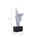 GobekUsa Abstract Dancer Figure Resin Sculpture for Modern Home Decor