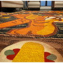 GobekUsa Double Tiger Bohemian Moroccan Rug Retro Decor for Living Room