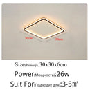 GobekUsa Dimmable LED Ceiling Chandelier for Living Bedroom Study Room Lighting
