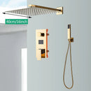 GobekUsa Gold Digital Display Shower System with Tub Spout