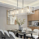 GobekUsa Crystal Rectangle Luxury Chandelier for Elegant Home Décor