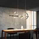GobekUsa Glass Bubble Chandelier Light for Dining Room and Store