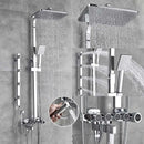 GobekUsa 5-Function Shower Faucet Set with Rain Shower Head, Hand Shower, and Bathtub Spout