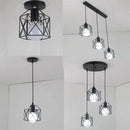 GobekUsa Iron Frame Retro Led Pendant Light for Kitchen Dining Living Room