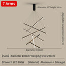 GobekUsa Ladder Characteristic Pendant Chandelier LED Living Room Kitchen Dining Light