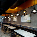 GobekUsa Industrial LED Pendant Ceiling Light for Home Living Room Kitchen Decor
