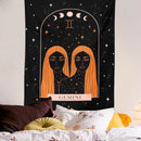 GobekUsa Celestial Constellation Tapestry Moon Phase Wall Hanging for Unique Home Décor