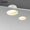 GobekUsa 7W/9W/12W LED Downlight: Soft Anti-glare, Waterproof, Aluminium Recessed Ceiling Spot Light