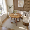 Alma 36 Inches Round Dining Table for 4, Mid-Century Modern Kitchen & Dining Room Tables by Megsu