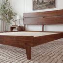 Aurora Solid Wood Bed Frame by Megsu