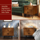 Savana Solid Wood 2-Drawer Nightstand by Megsu