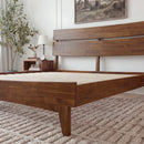 Aurora Solid Wood Bed Frame by Megsu