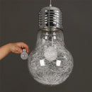 Modern Oversized Bulb Glass Pendant Light