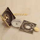 GobekUsa Antique Brass Flower Art Bathroom Floor Drain Waste Grate