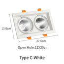GobekUsa LED Panel Lamp: Ultra-thin Anti-Fog Recessed Ceiling Downlight for Bathroom, Corridor, Industrial Lighting