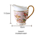 GobekUsa Bone China Milk Jug: Elegant Ceramic Creamer for Tea, Coffee, Espresso
