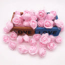 GobekUsa Handmade Foam Rose Flower Heads | 100Pcs Wedding Craft Decoration