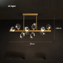 GobekUsa Crystal Copper Round Chandelier: Elegant LED Suspension Lamp for Dinning Room