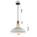 GobekUsa Iron Dome Industrial Pendant Light for Cafe Bar Home Decor