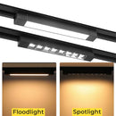 GobekUsa LED Track Lamps: Modern 20/30W Ceiling Rail Floodlight for Living Room, Store Lighting