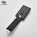 GobekUsa Black High Pressure Hand-held Shower Head for Water Saving and Bathroom Rainfall